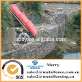 1.5mX1mX0.5m galvanizado Galfan 3 mm Gabion cesta de piedra para lago y reservorio creado